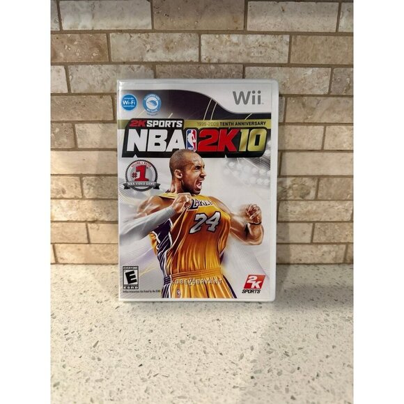 NBA 2K10 (Nintendo Wii, 2009) 2K Sports Kobe Bryant 10th Anniversary‎ - Picture 1 of 3